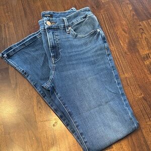 Express Women's Boot Cut Jeans in Rich Indigo